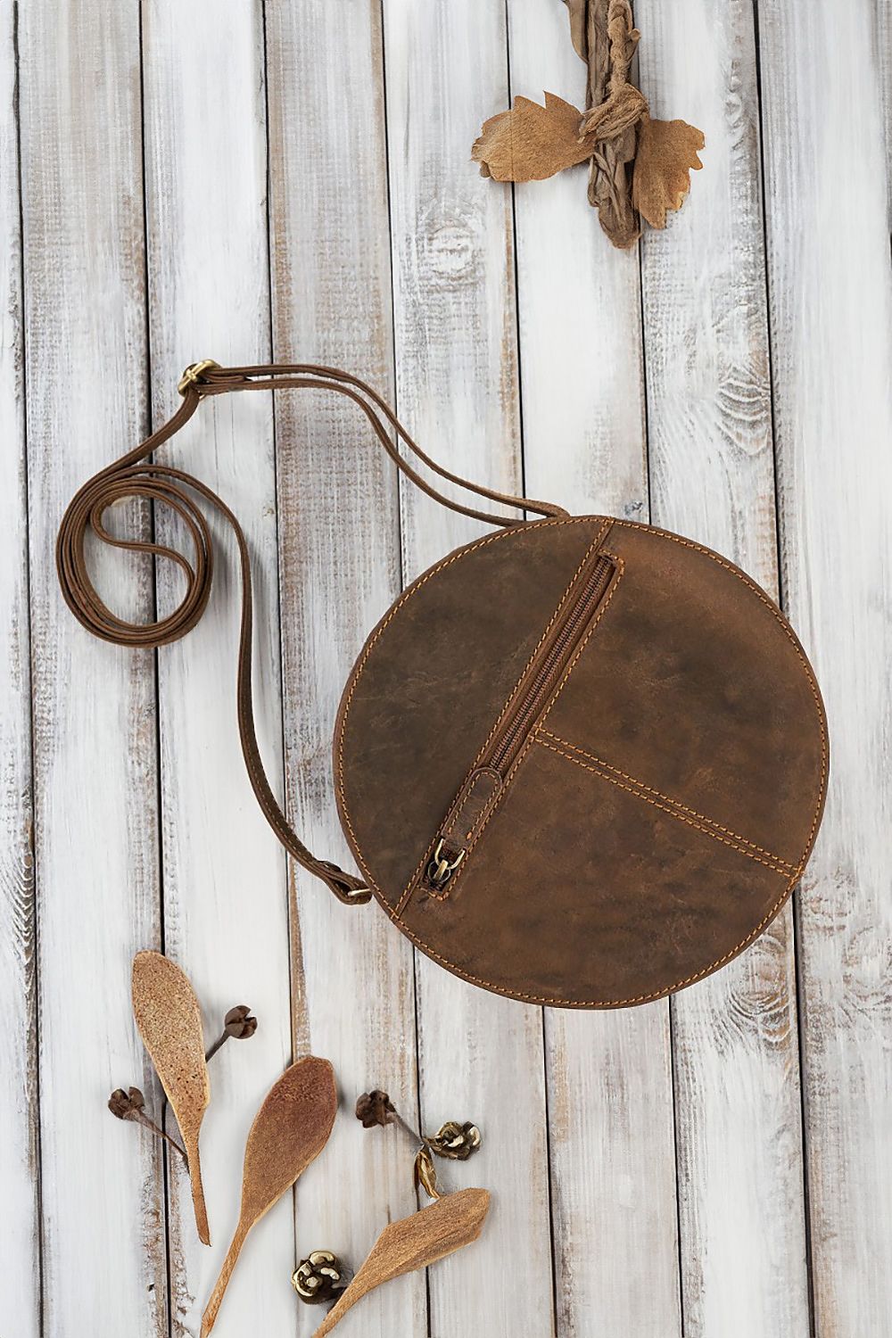 Naturledertasche model 191523 Galanter