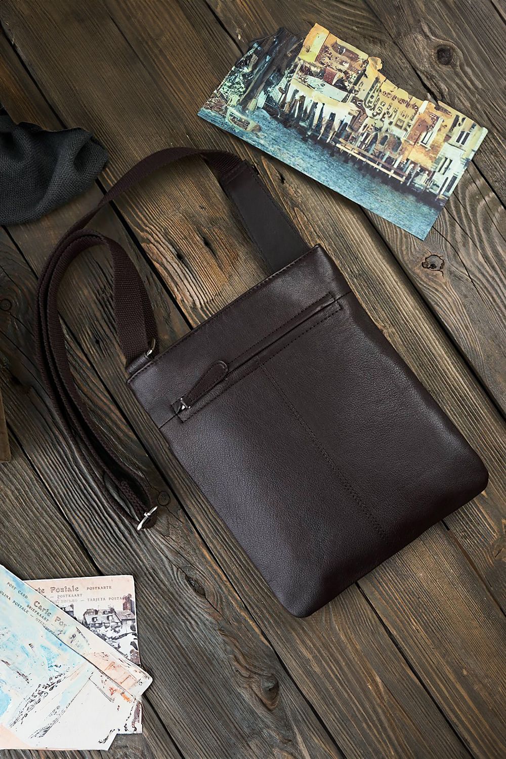 Naturledertasche model 191539 Galanter