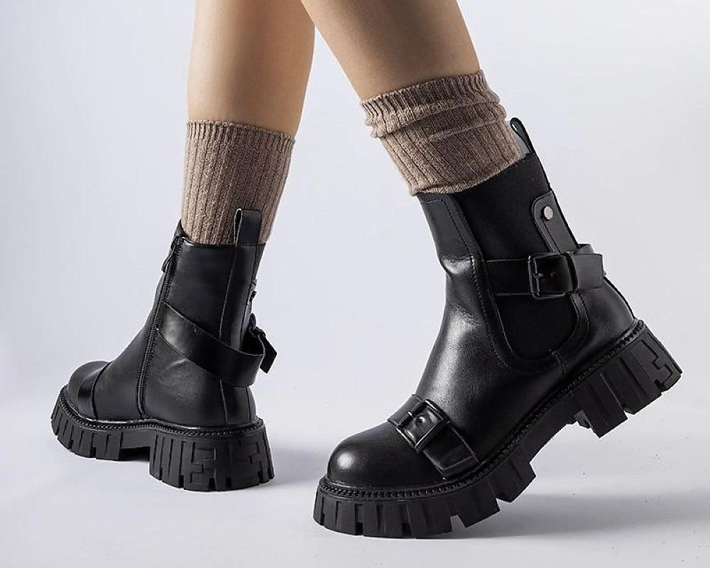 Stiefeletten mit Absatz model 205078 Solea