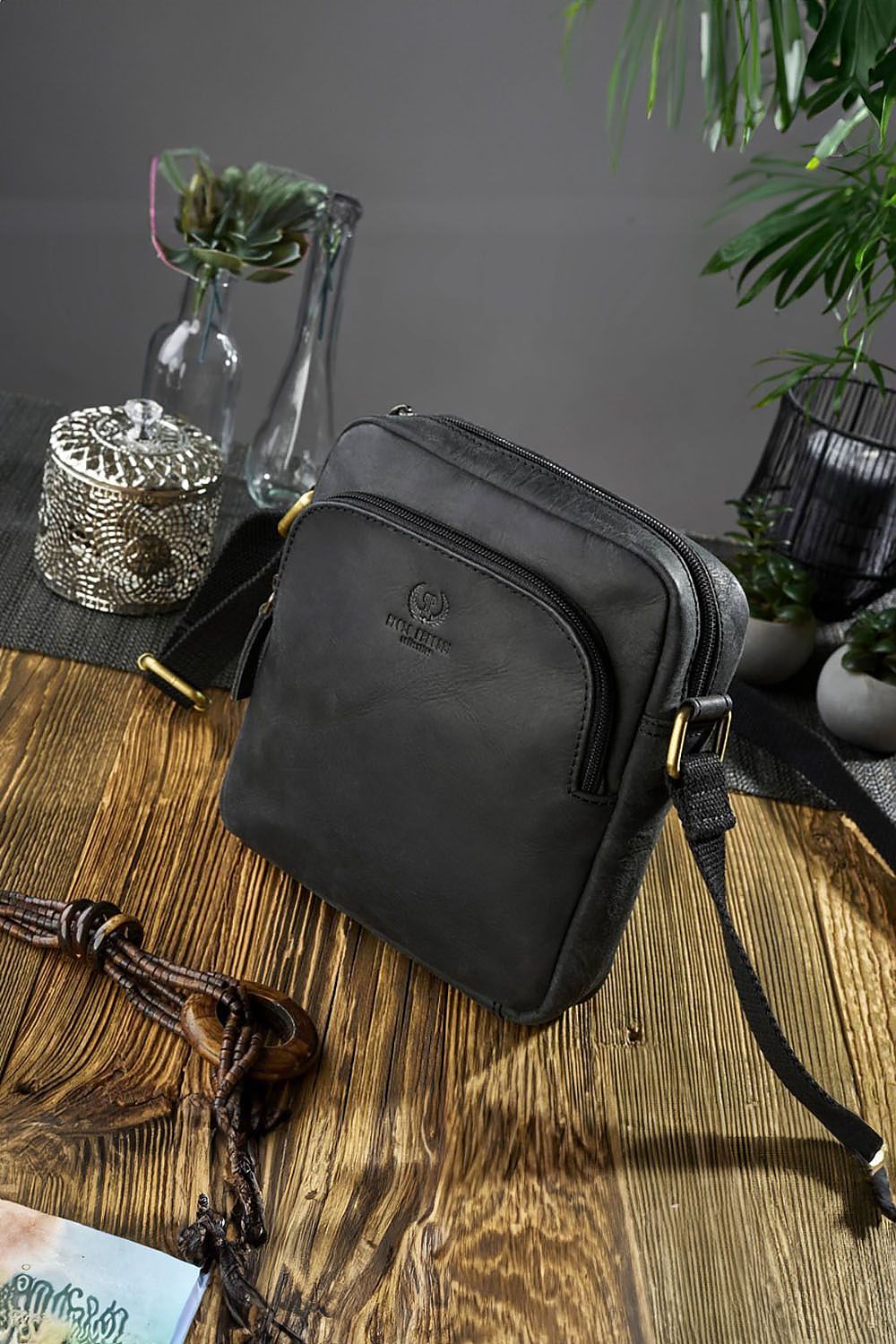  Naturledertasche model 191536 Galanter 