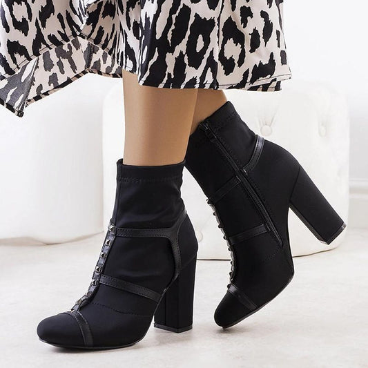  Stiefeletten mit Absatz model 204851 Solea 